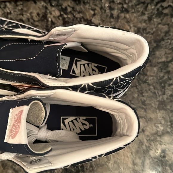 Vans off the wall unisex sk8 Hi slim quil NiB M11 W9.5 - Picture 4 of 9